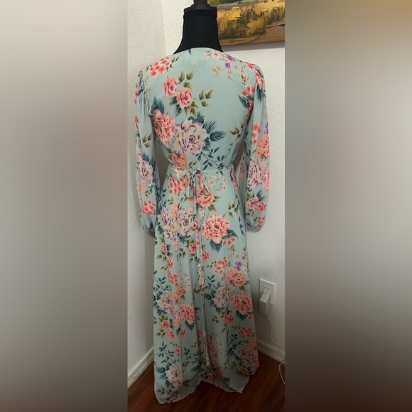 Yumi Kim SWEET DAWN DUSK JULIETTE MAXI Dress in Mint Green Floral Print - XSP - Picture 6 of 8